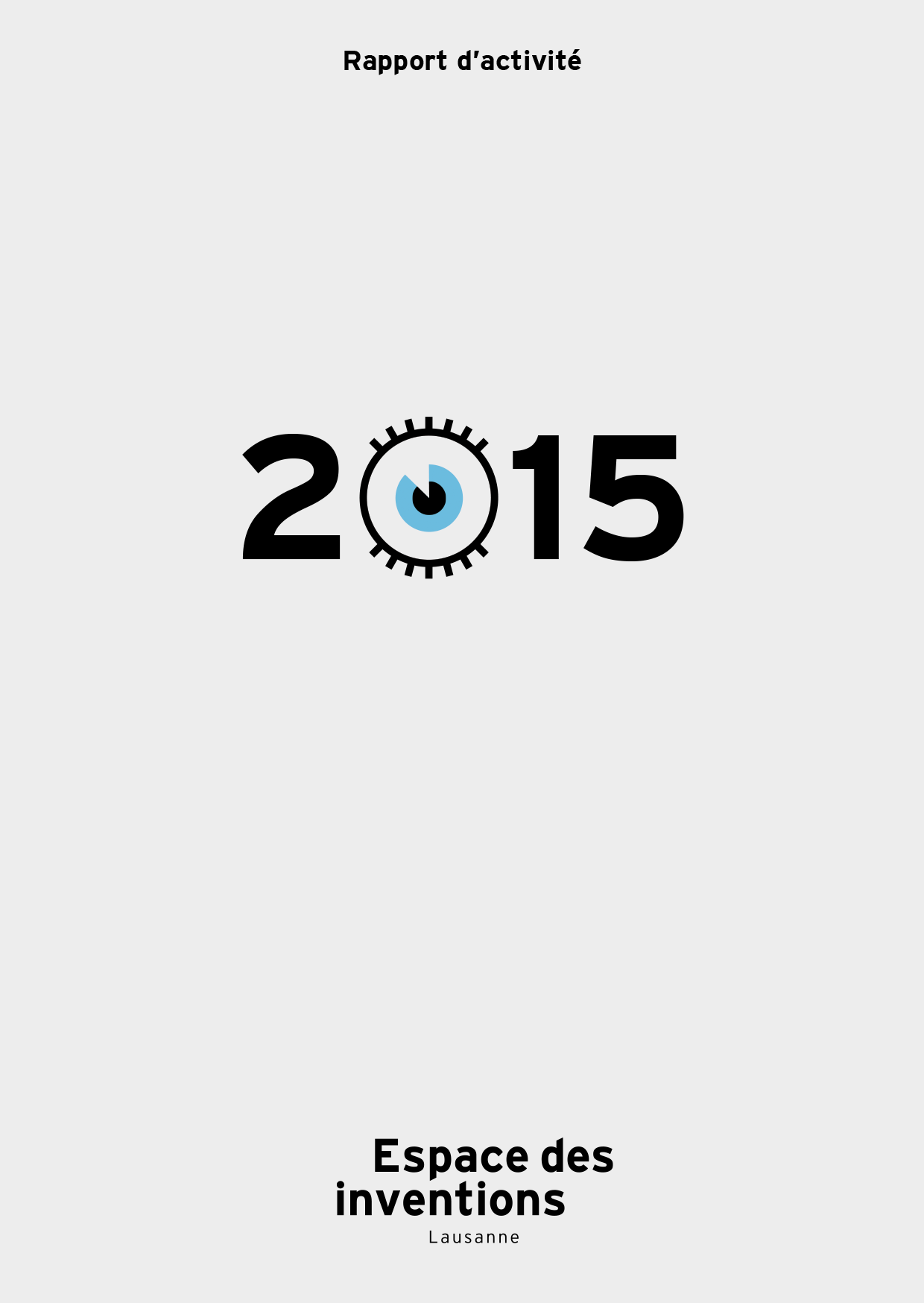 Rapport d'activité 2015